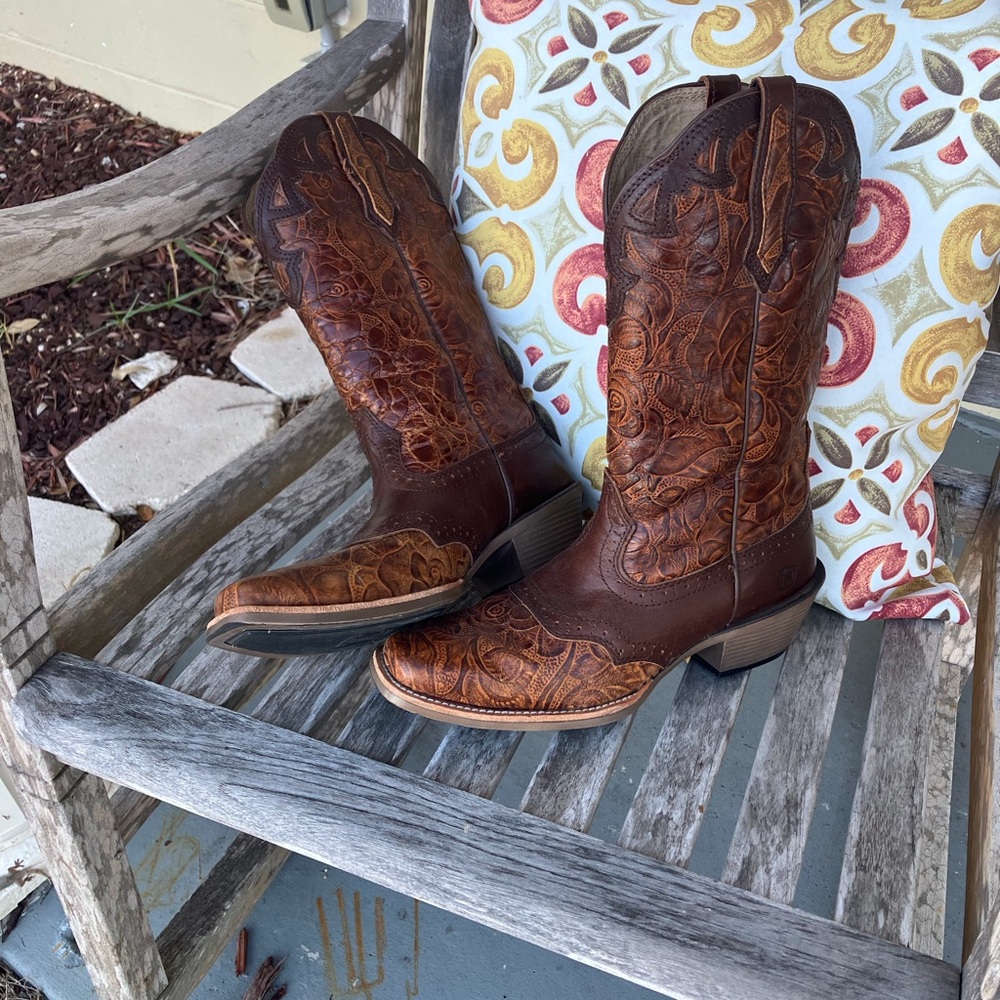 Women’s Noble Outfitters Western Cowboy Boots, size 8, leather